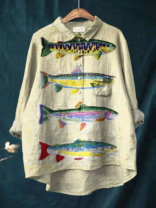 Darcy | Fish Art Shirt