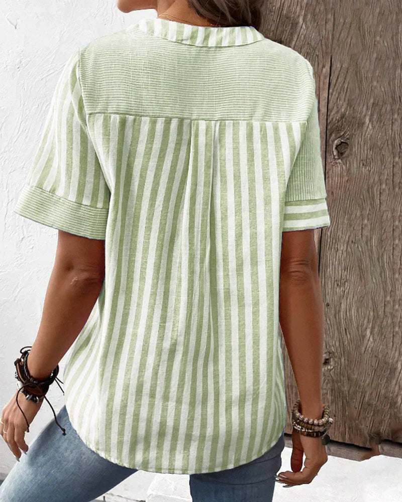 Skylar | Classic Striped Top