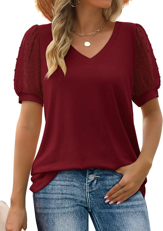 Serenity | Elegant Puff-Sleeve Top