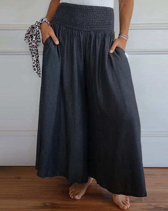 Sapphire | Elastic Waist Pants