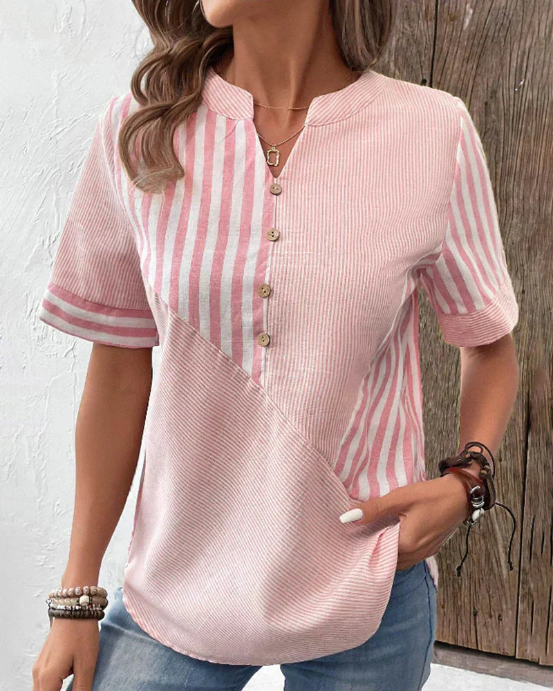 Skylar | Classic Striped Top