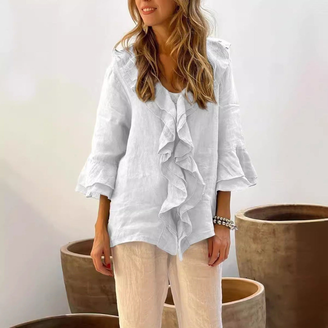 Danielle | Stylish Ruffled Blouse