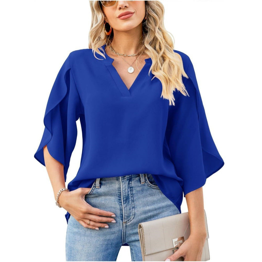 Phoebe | Elegant V-Neck Top