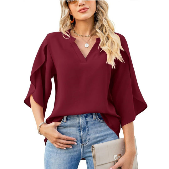 Phoebe | Elegant V-Neck Top