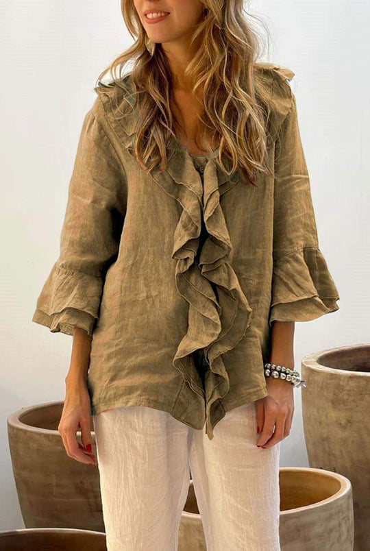 Danielle | Stylish Ruffled Blouse