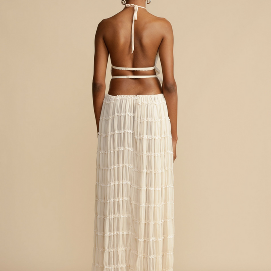 Zandra | Halter Top and Skirt Set