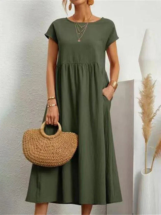 Janet | Elegant Tummy Covering Dress