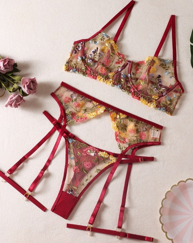 Hytalia | 3-Piece French Lingerie Set