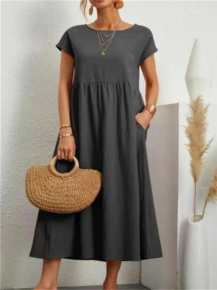 Janet | Elegant Tummy Covering Dress