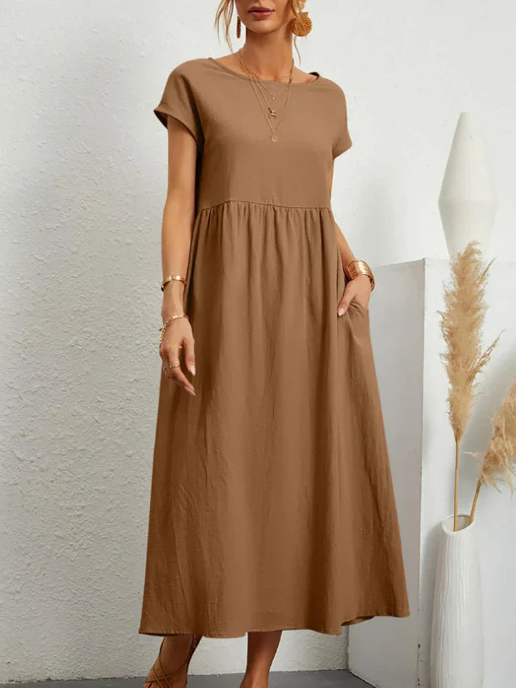 Janet | Elegant Tummy Covering Dress