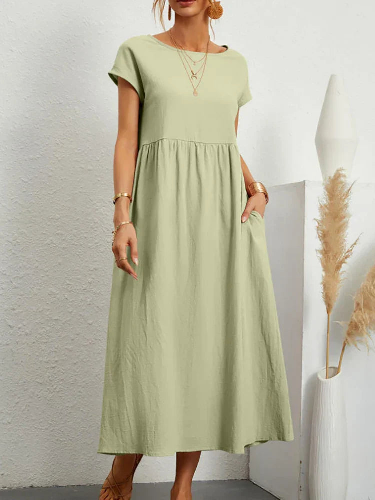 Janet | Elegant Tummy Covering Dress