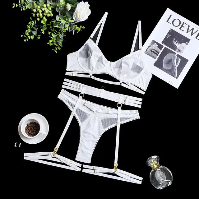 Celestina | 3-Piece French Lingerie Set