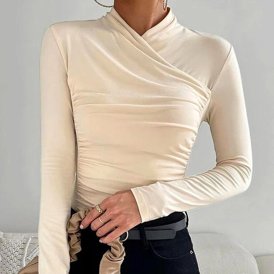 Juliette | Classic Cross-Neck Top