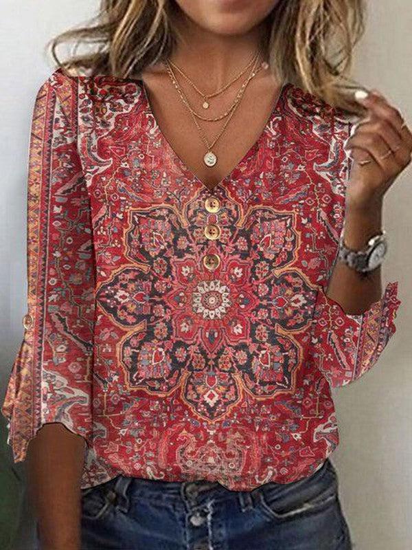 Nicole | Vintage Boho Blouse