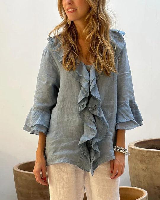 Danielle | Stylish Ruffled Blouse