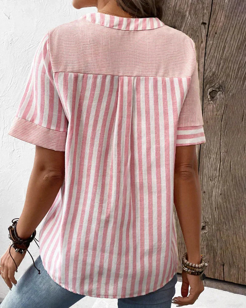 Skylar | Classic Striped Top