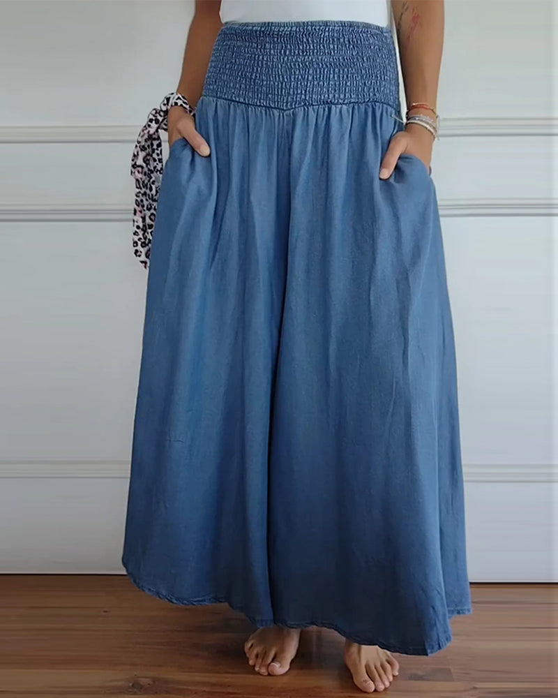 Sapphire | Elastic Waist Pants