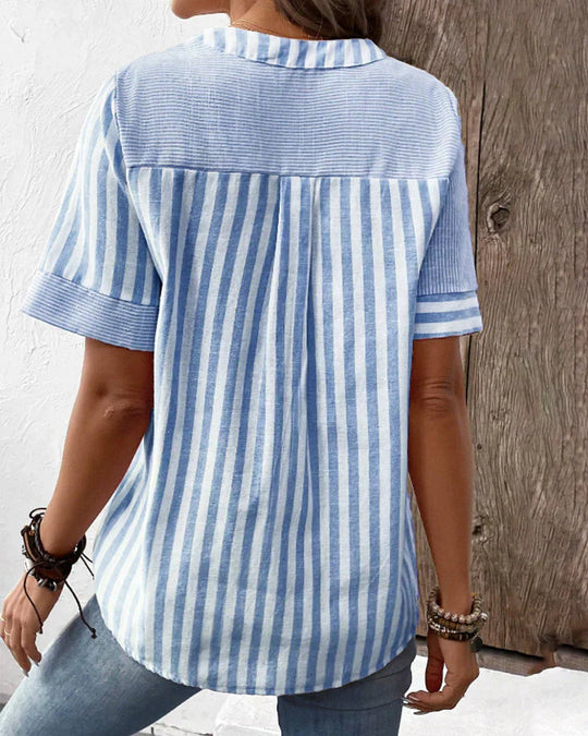 Skylar | Classic Striped Top