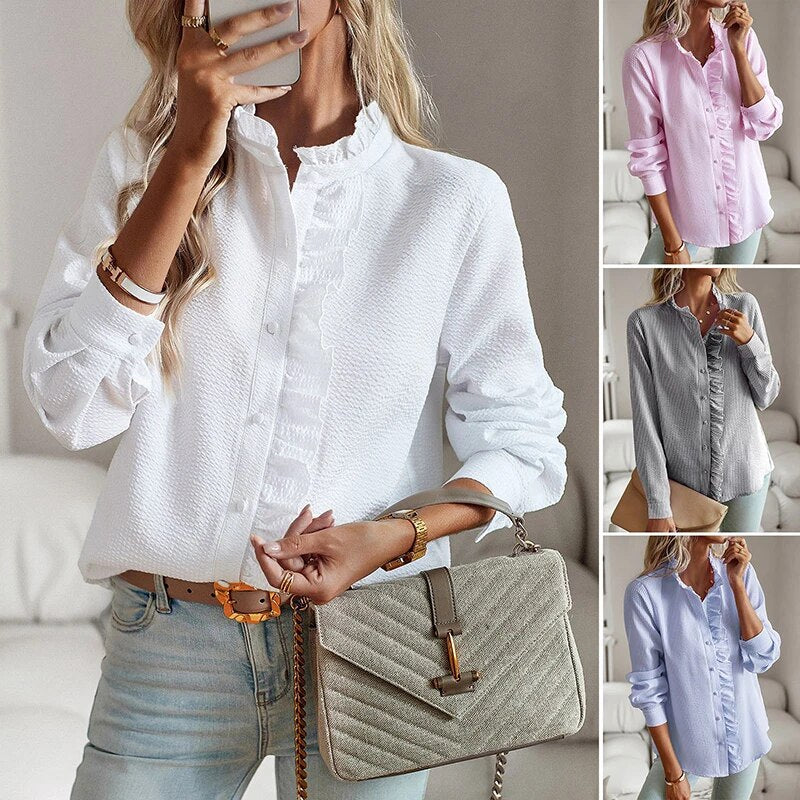 Allison | Elegant Polo Blouse