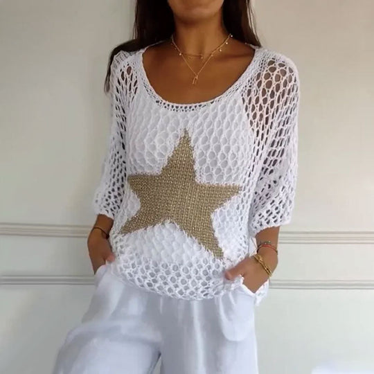 Lyla | Starry Knit Top