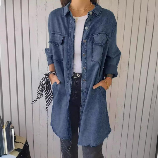 Esther | Oversized Denim Shirt