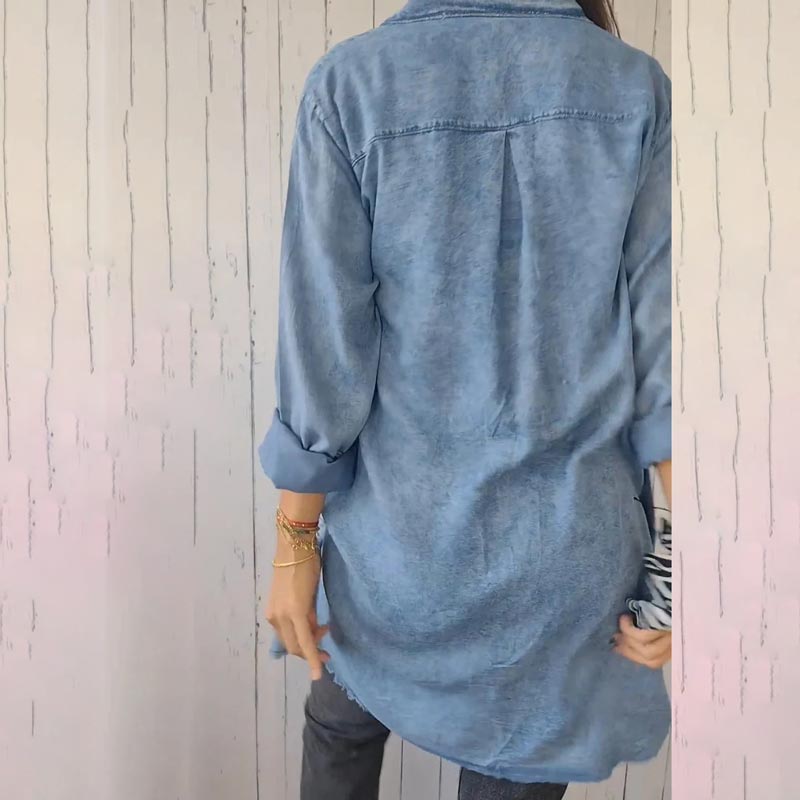 Esther | Oversized Denim Shirt