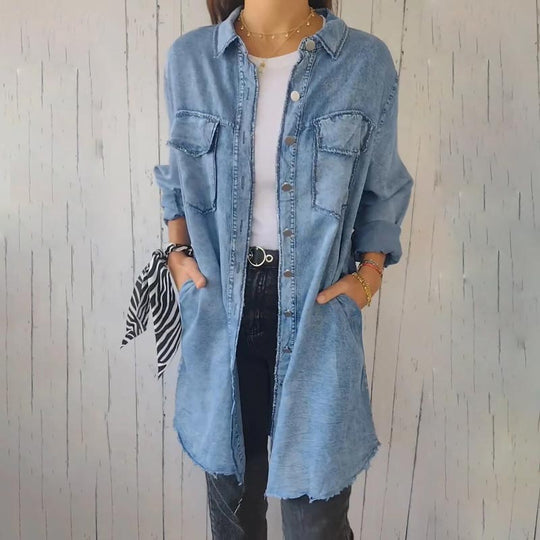 Esther | Oversized Denim Shirt