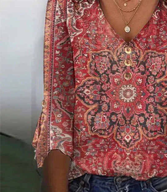 Nicole | Vintage Boho Blouse